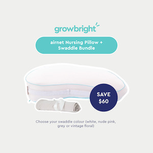 airnest Nursing Pillow + Swaddle Set