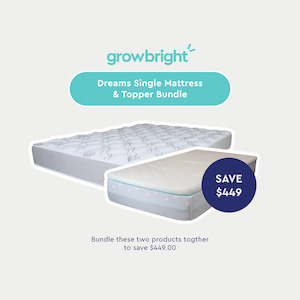 Growbright: Dream Mattress & Topper Bundle - Single