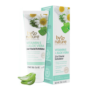 Vitamin E + Aloe Vera 2 in 1 Facial Exfoliator