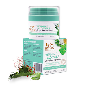 Moisturisers Facial Oils: Vitamin E + Aloe Vera All Day Duo Eye Cream