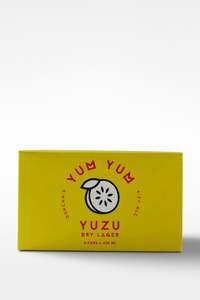 Gifts 30 And Under: Duncan's Yum Yum Yuzu Lager 330ml 6 pack