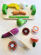 Fruit and Veg Cutting Set chalk + cheese