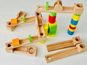 Products: Marble Run 40pc set chalk + cheese