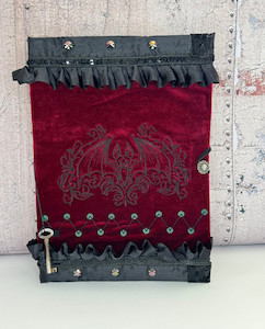 Products: Vampire Bat themed Junk Journal Unpinned Creative