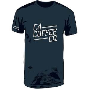 Apparel: T Shirt C4 Coffee Co Mens