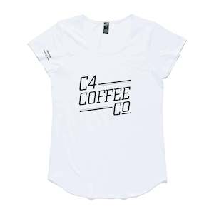 T Shirt C4 Coffee Co Womans