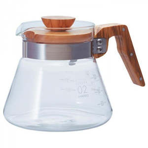Hario Coffee Server - Olive Wood Lid