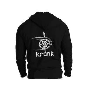 Hoodie: Krank Print - Black (Unisex)