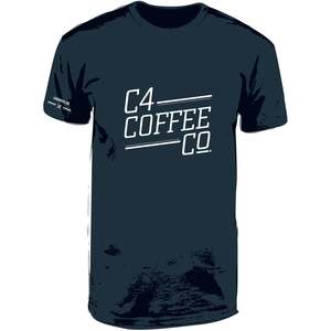 T Shirt C4 Coffee Co Mens