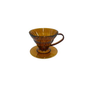 Hario: V60 Dripper 01 Transparent Amber