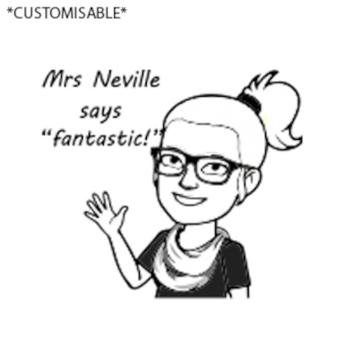 Teacher Stamps: Teacher Avatar Self-Iinking Stamp