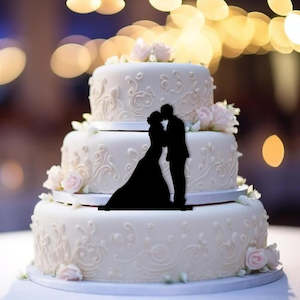 Weddings: Bride & Groom Wedding Cake Topper - (6)