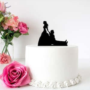 Weddings: She's The Boss Wedding Cake Topper - (5)