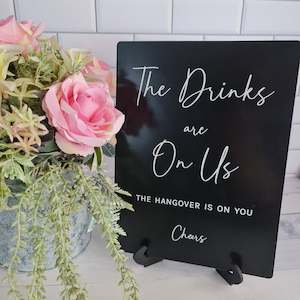Weddings: The Drinks are on us, the hangover is on you