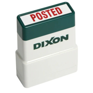 Office Stamps: Dixon Posted Stamp - 038 Red