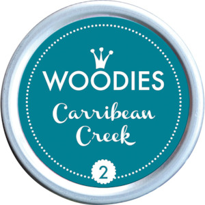 Colop Woodies Stamp Pad 38mm - Carribean Creek
