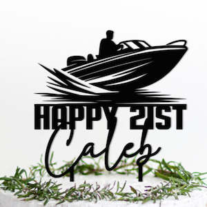 Speedboat Cake Topper (1)