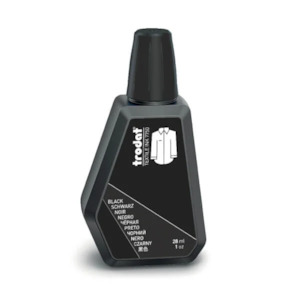 Trodat 7750 Textile Stamp Ink 28ml Black