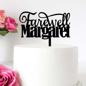 New Arrivals: Farewell Cake Topper
