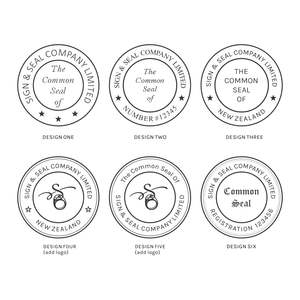 Round Common Seal Stamp