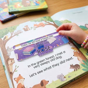 Personalised Acrylic Reading Guide & Line Tracker for Kids
