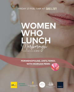 Women Who Lunch Marlborough, with Morgan Penn