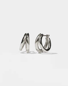 Coco Hoops Medium Sterling Silver