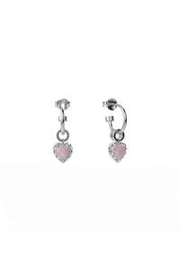 Caciverse Exclusive Stolen Girlfriends Club: Love Anchor Earring Rose Quartz