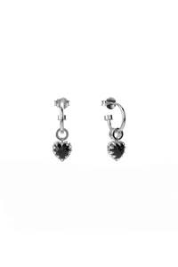 Love Anchor Earrings - Onyx