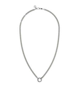 halo necklace - silver