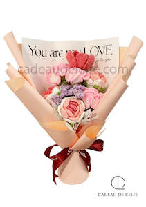 Flower: #Medium crochet flower bouquet