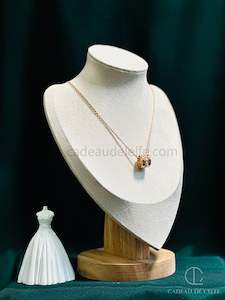 Necklaces: Pure silver pearl necklace
