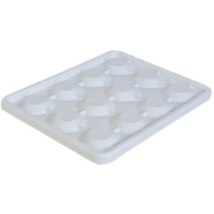 Buffet Servingware: Cup Stacka Tray White