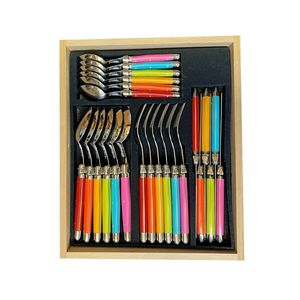 Knives: VERDIER CUTLERY SET 24 PC PASTEL