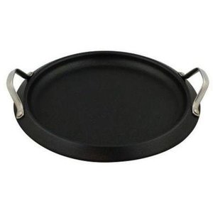 Pizza Trays: Pizza/Pancake Flat Griddle Pan Non-Stick