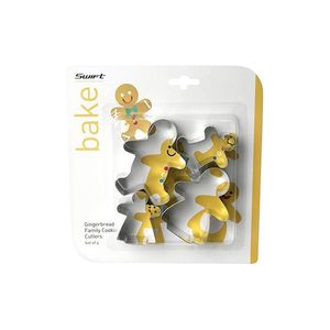 Utensils: GINGERBREAD FAMILY COOKIE CUTTER SET (6)