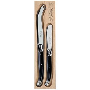 Utensils: Verdier Cheese Knife/Spreader 2Pc Set Bk