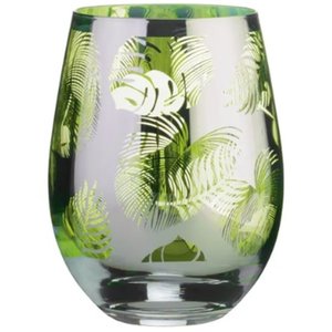 Artland Tropical Leaves Dof Tumbler , pack of 2
