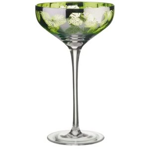 Liqueur Dessert: Artland Tropical Leaves Champagne Saucer