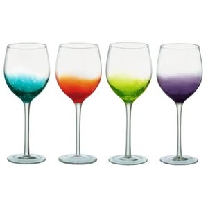 Stemware Tasters: Anton Studio Fizz Wine Glasses Set Of 4