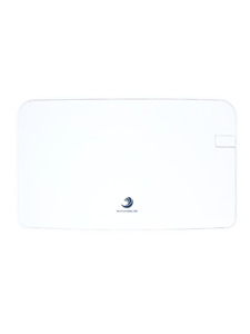 Quartz Double Midi Jumbo Toilet Roll Dispenser - White