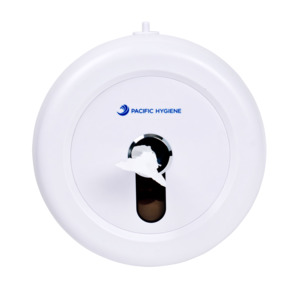 Centre Pull Toilet Roll Dispenser Single - White