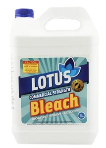 Washroom: LOTUS COMMERCIAL BLEACH 4.2% 5L
