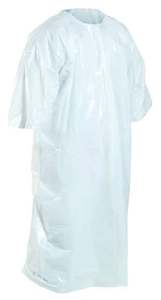 Polyethylene Splash Jacket - White, 800mm x 1300mm x 30mu (200) Per Box
