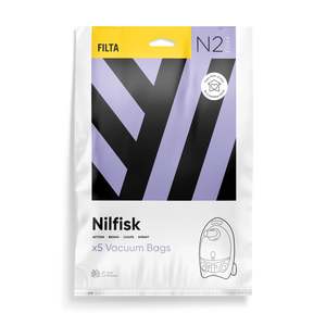N2 - FILTA NILFISK SPRINT SMS MULTI LAYERED VACUUM CLEANER BAGS 5 PACK (F044)