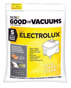 Machinery 1: FILTA ELECTROLUX UZ934 SMS MULTI LAYERED VACUUM CLEANER BAGS 5 PACK (C008)