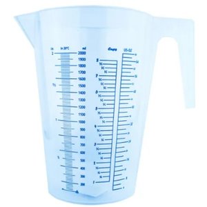 Cups Saucers: Blue Scale Thermo Measuring Jug 2Ltr