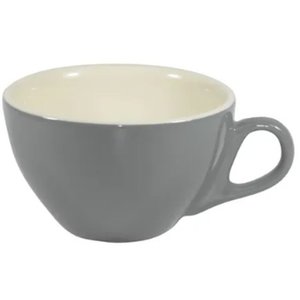 French Grey/White Cappuccino Cup 220Ml