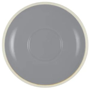Cups Saucers: French Grey/White Saucer 10/15/20/24