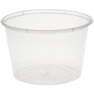 Polypropylene Containers: Emperor 500ml/20oz Polypropylene Round Container